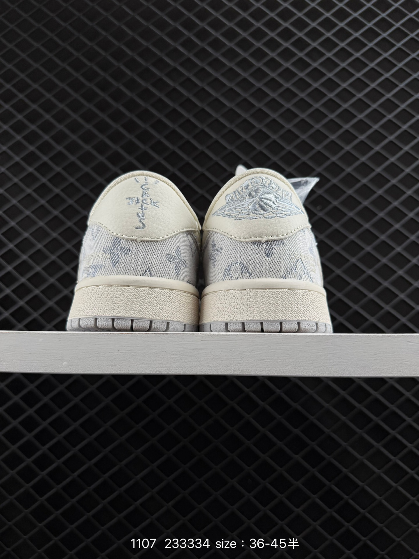 fragment design x Travis Scott x Nike Air Jordan 1 Low OG SP”Black/Green Toe“